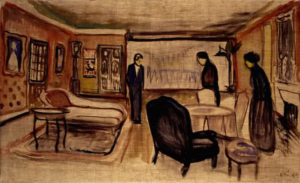 Scène des Revenants. Edvard Munch, 1906